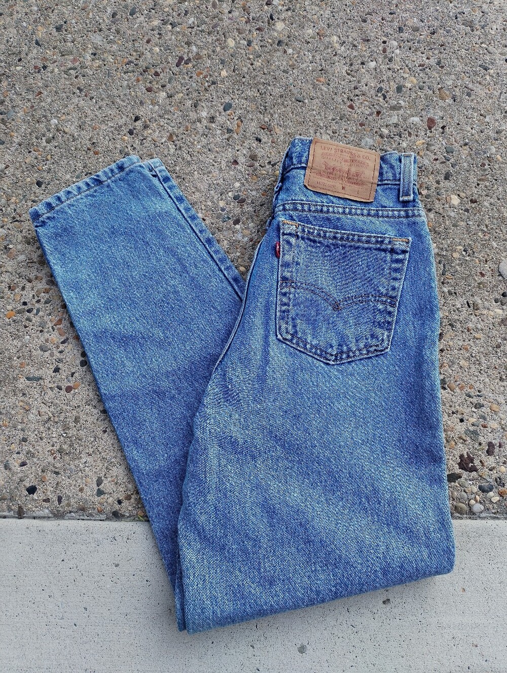 Levi's 521 Vintage High Rise Tapered Leg Denim Jeans Women's 6 Med USA Made90s